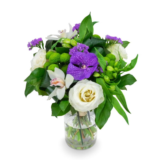 Kytice fialových květů